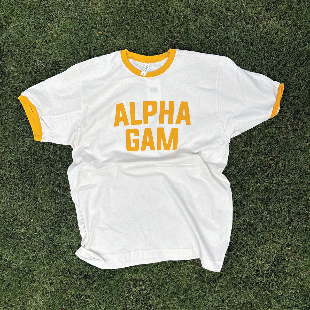 Alpha Gamma Delta | Vintage Ringer Tee