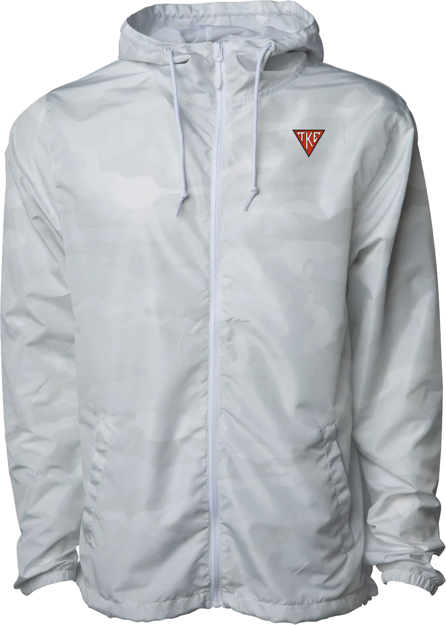 Tau Kappa Epsilon | Windbreaker Jacket, White Camo
