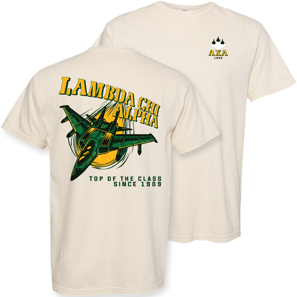 Lambda Chi Alpha | Fighter Jet T-Shirt